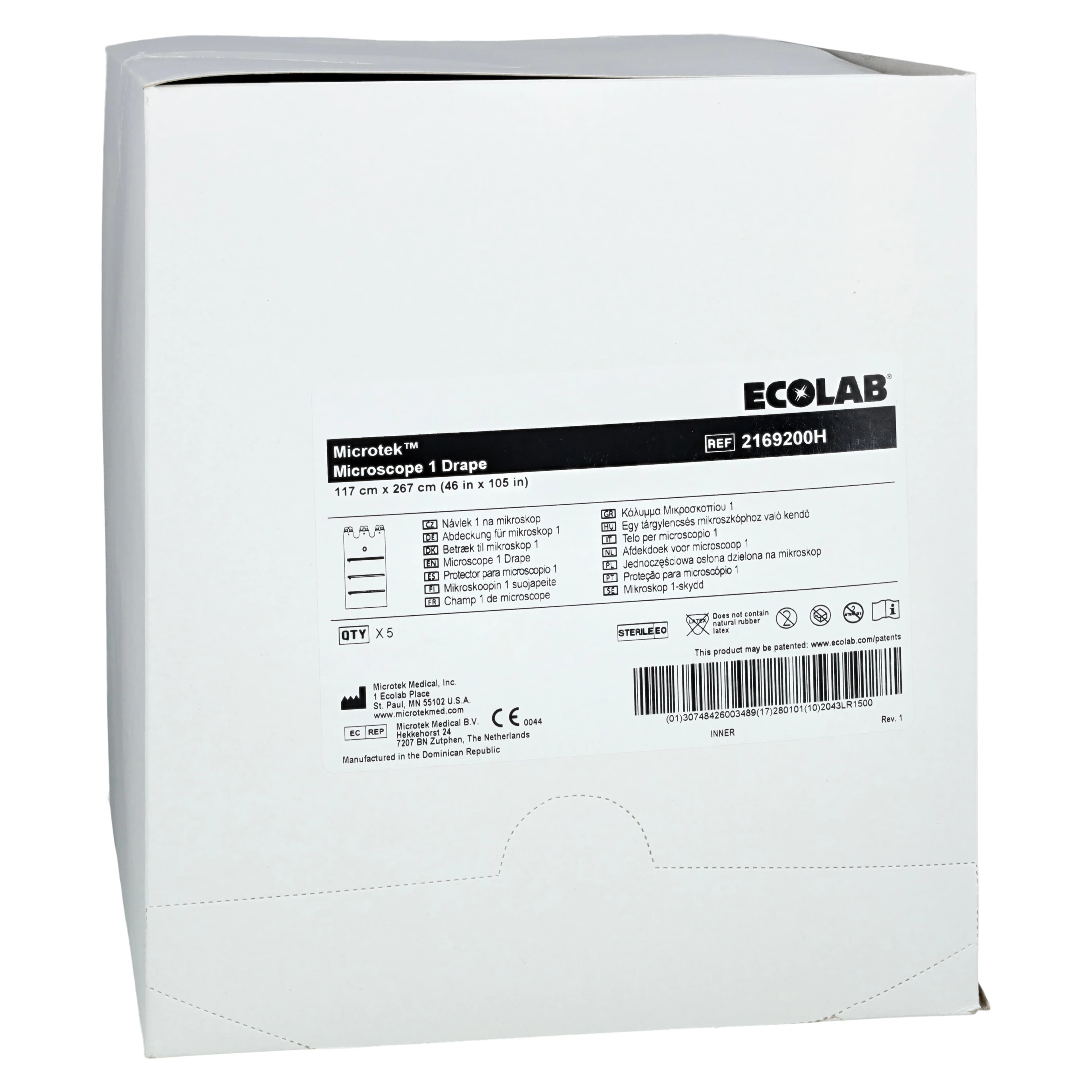 Medline Universal Microscope Drape, 46" x 105", Sterile, Disposable - Drape Microscope Universal - Image 1
