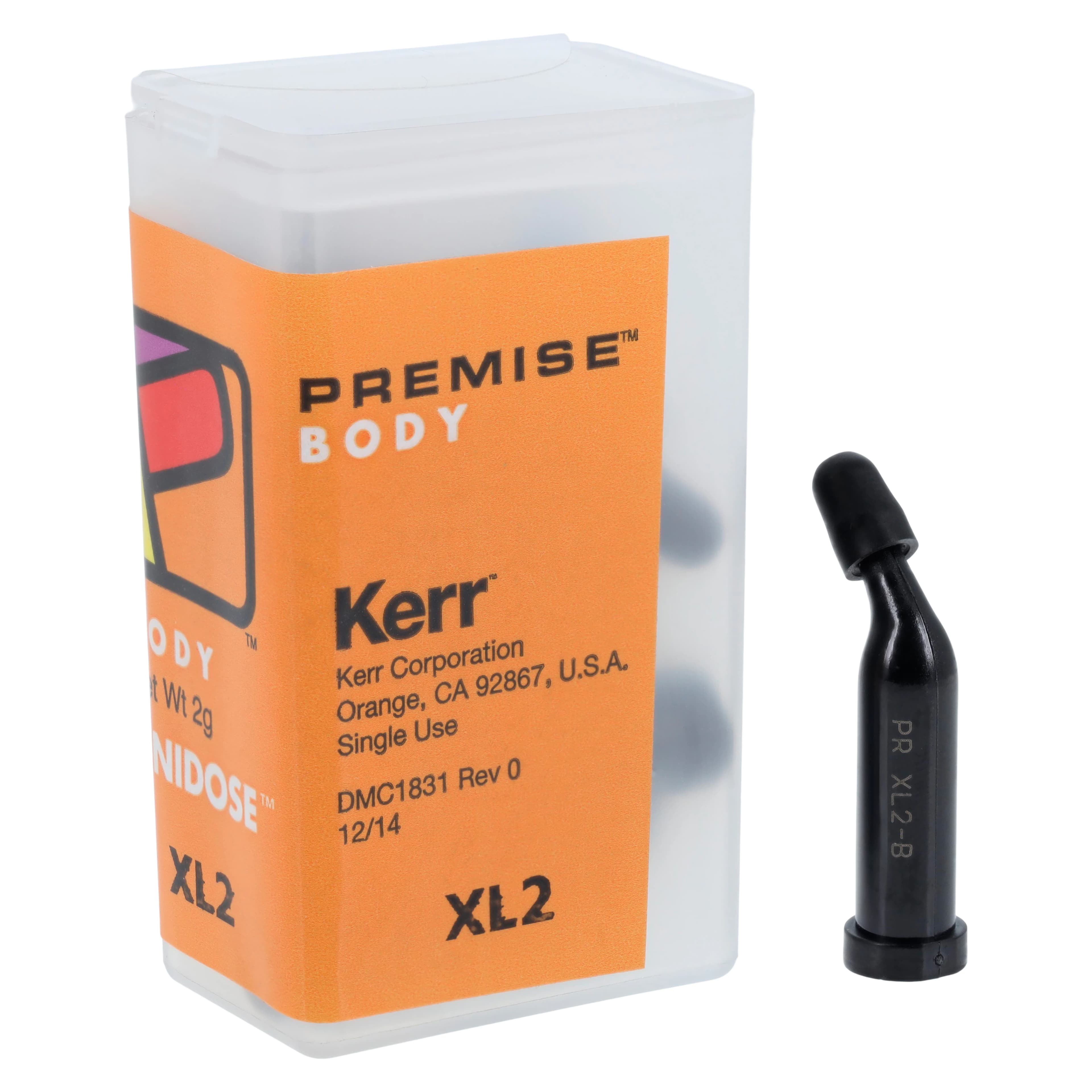 Kerr Premise Universal Nanofilled Composite, Unidose Refill, Body Shade XL2, 0.2 g per Tip, 20 Tips/Box, 32667 - Premise Unidose XL2 Body 20Bx - Image 1