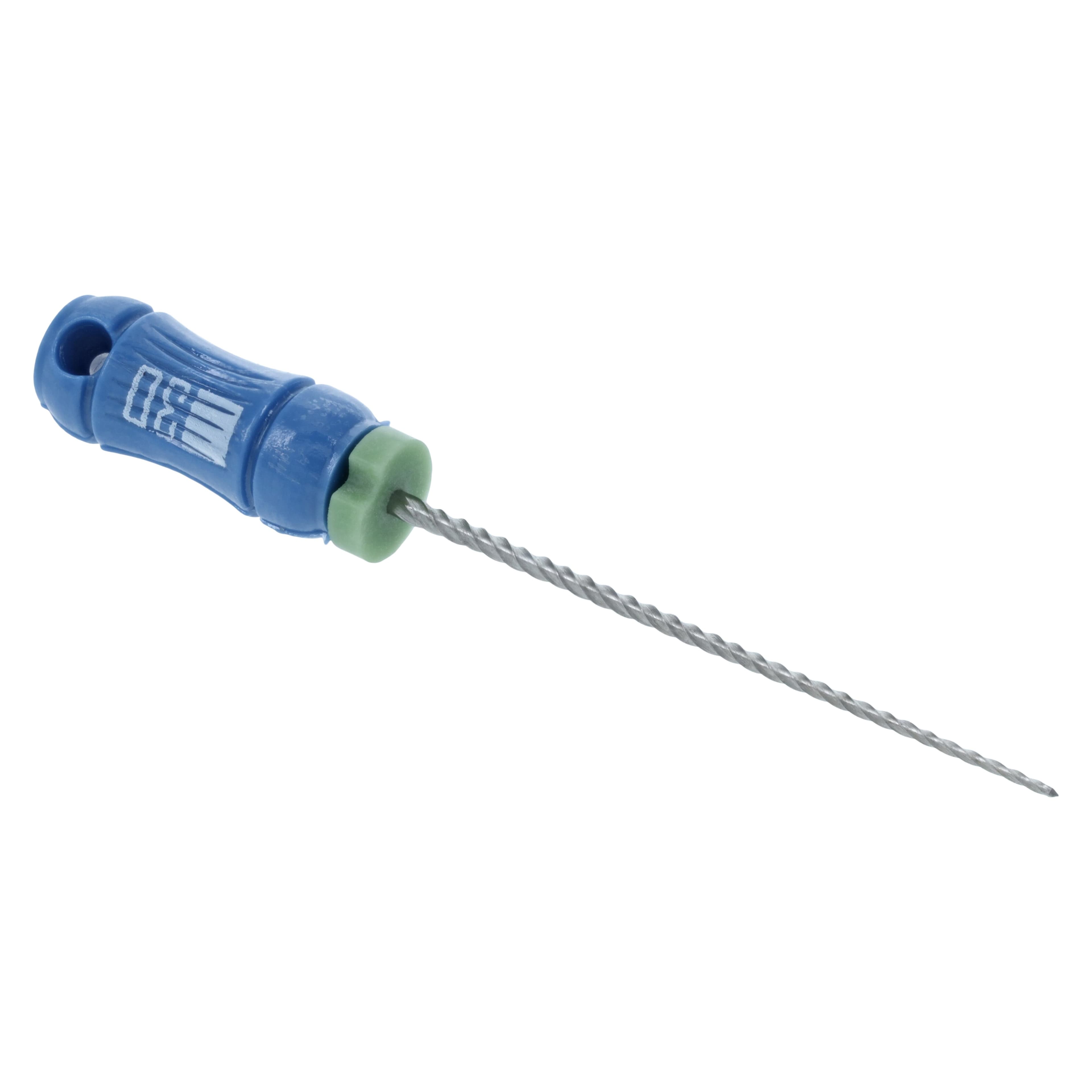 Kerr K-Files, Stainless Steel, 21 mm, #30, Blue, 6/Pk, 06015 thumbnail 3