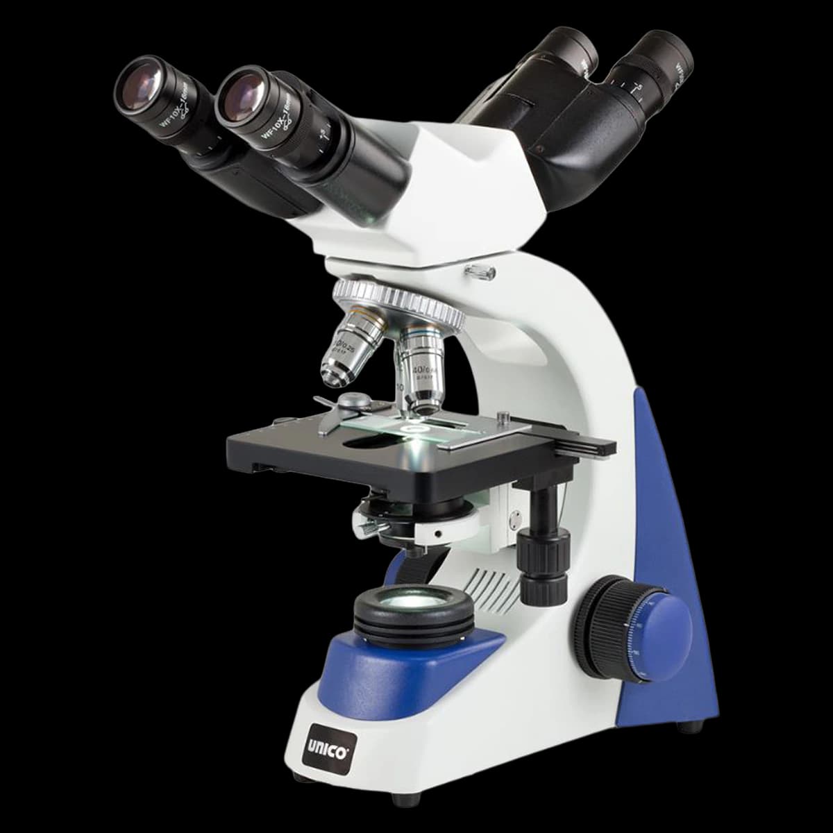 Unico Infinity Dual Binocular Microscope, LED, Infinity Achromatic 4x, Each - Microscope Infinity Dual Binoc - Image 1