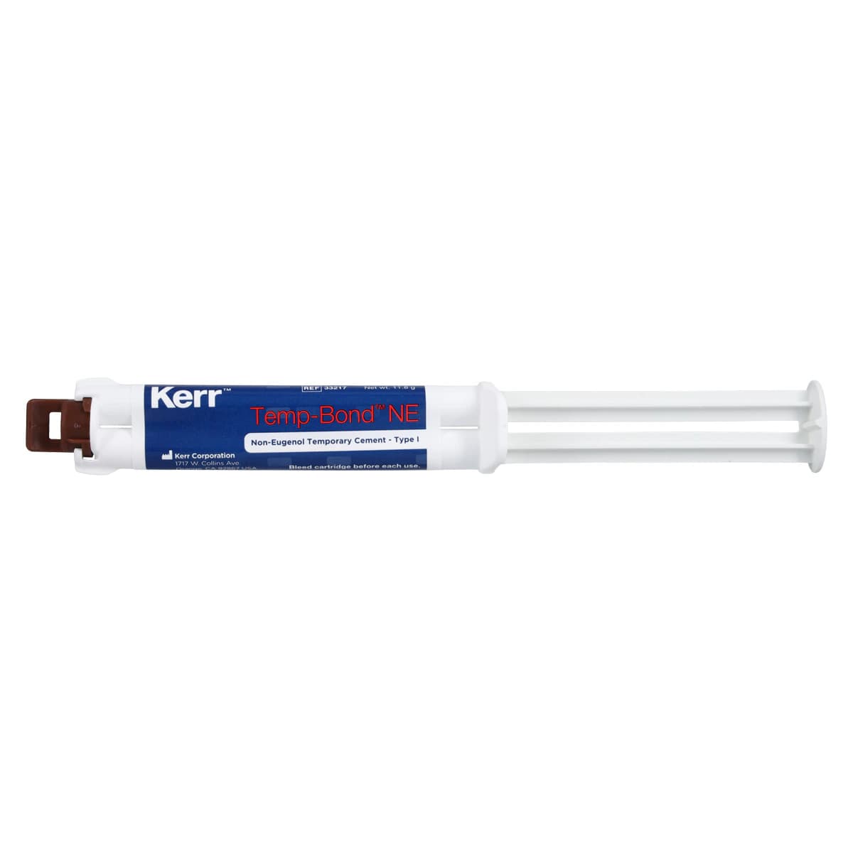 Kerr TempBond NE Non-Eugenol Temporary Cement, Automix Syringe Kit, 2 x 11.8 g Syringes + 20 Mixing Tips, 33217 thumbnail 3