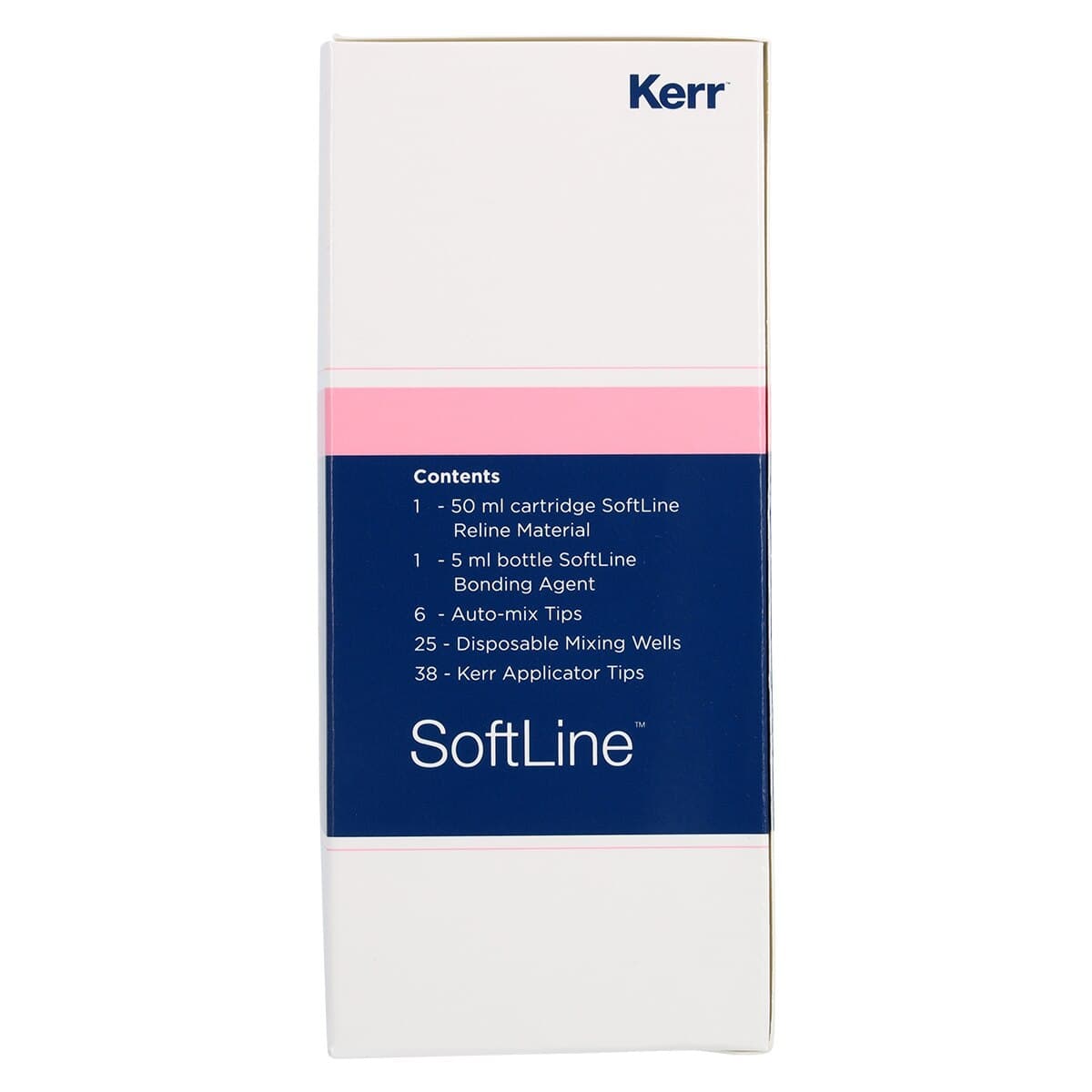 Kerr SoftLine Chairside Silicone Soft Reline Material Refill, Clear Pink, 50 mL Cartridge Kit, #32236 thumbnail 9