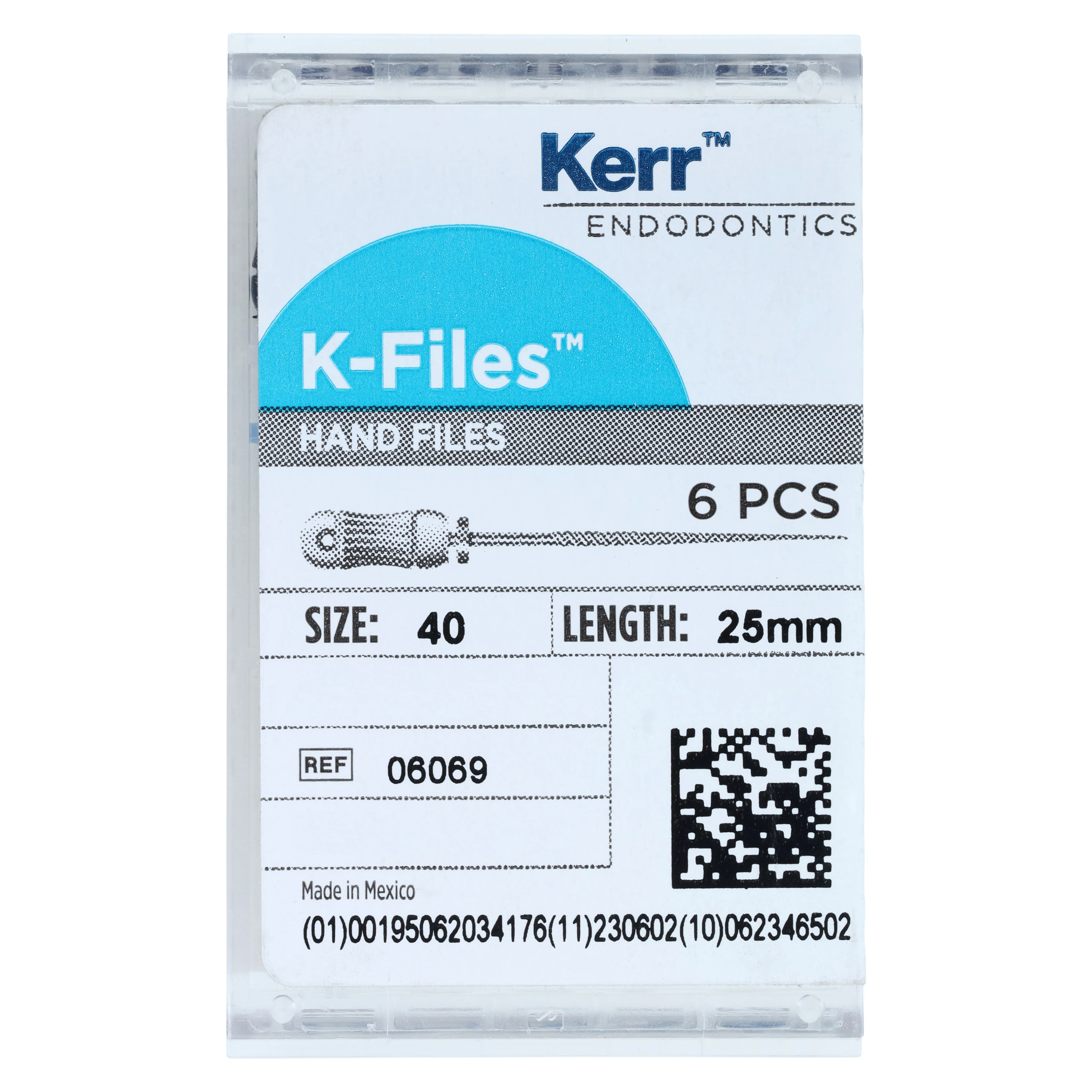 SybronEndo K-Files Stainless Steel 25mm #40 (Black, 6/Bx, 06069) thumbnail 5