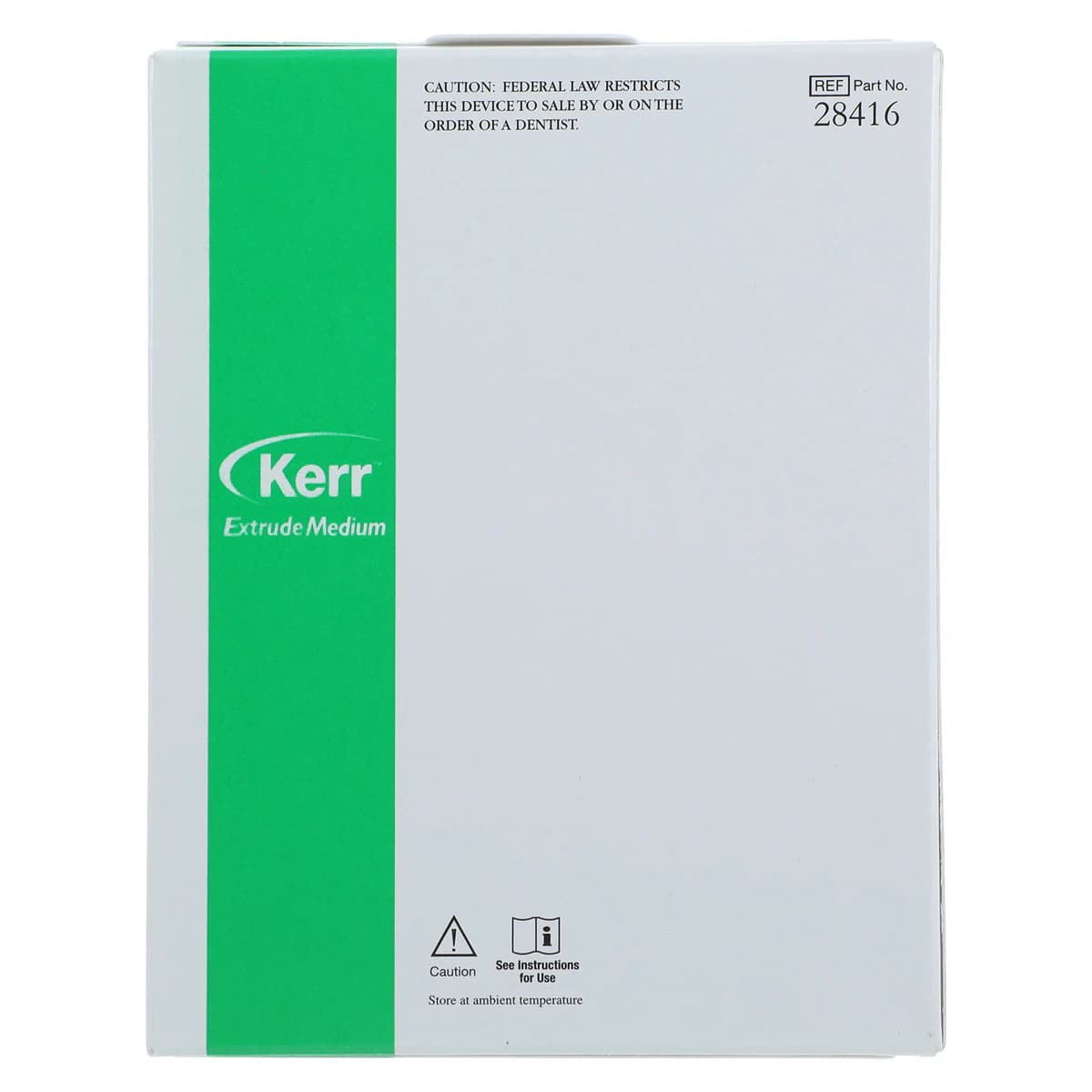Kerr Extrude VPS Impression Material, Medium Body, Green, 50 ml Cartridges, 2/Pk with 6 Mixing Tips, 28417 thumbnail 2