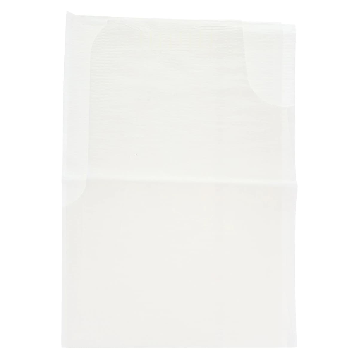 Graham Medical Fabri-Soft Exam Gown, Disposable, Fluid Resistant, White, Universal Size (30 in x 42 in), 50/Case - Gown Exam Disp TPT White M/L - Image 1