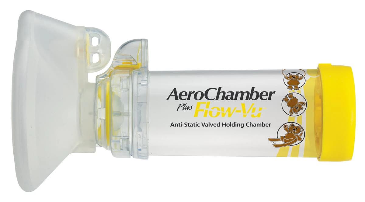 Aerochamber Max for Nebulizer with Medium Mask and Flow-Vu Indicator, 10/Case - Aerochamber Max f/Neb w/ Mask - Image 1