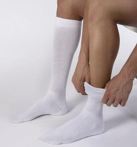 BSN Medical Activewear Compression Socks, Knee High, Unisex, 30-40 mmHg, Medium - Socks Cmpr Knee High Men - Image 1