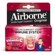 Airborne Effervescent Tablets, Very Berry, 10 Count thumbnail 2