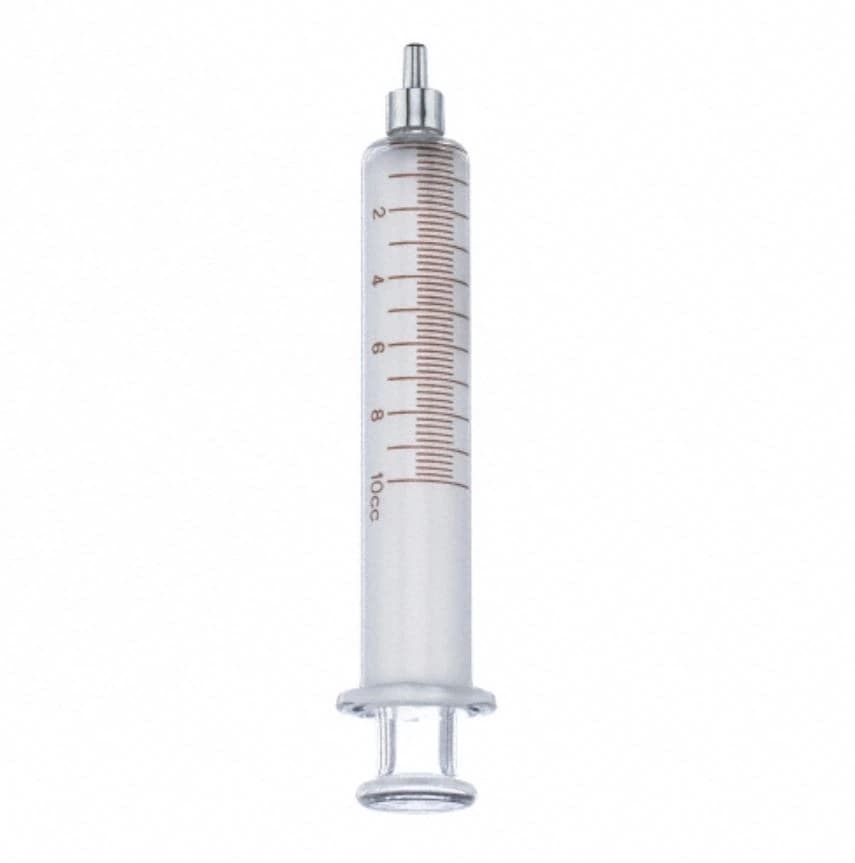 B. Braun Syringe LOR Glass LS, Luer Slip, 10cc, No Dead Space, Disposable, 10/Box - Syringe LOR Glass LS - Image 1