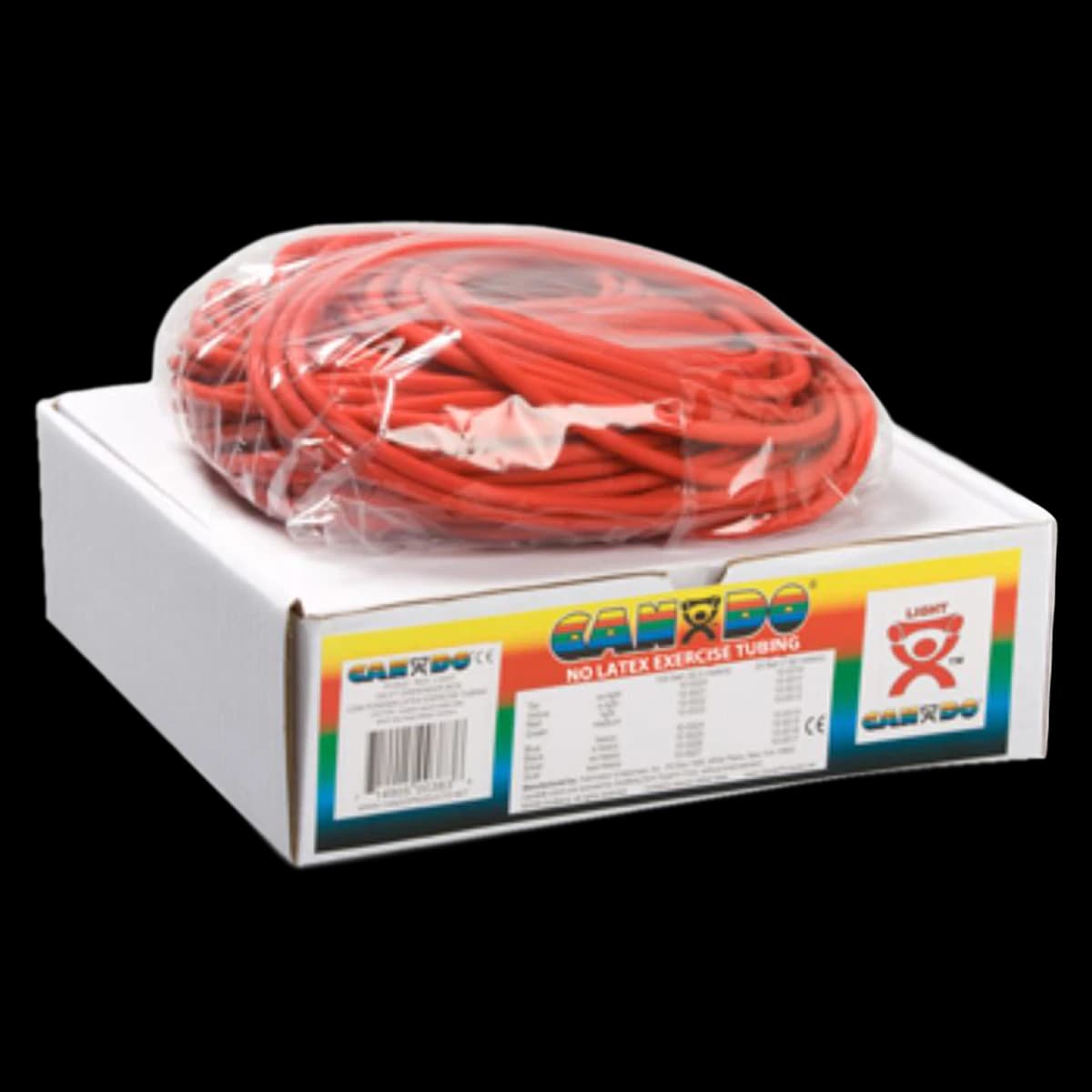 CanDo Exercise Tubing, Red Light Resistance, 100 ft Roll - Tubing Exercise CanDo Rbr - Image 1
