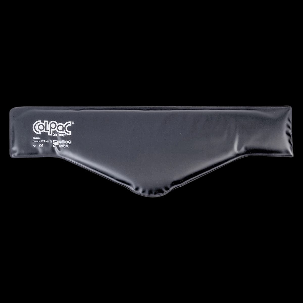 Col-Pac Reusable Cold Pack, Urethane, Black, Neck, 6" x 21" - Bag Ice Urethane Black Neck - Image 1