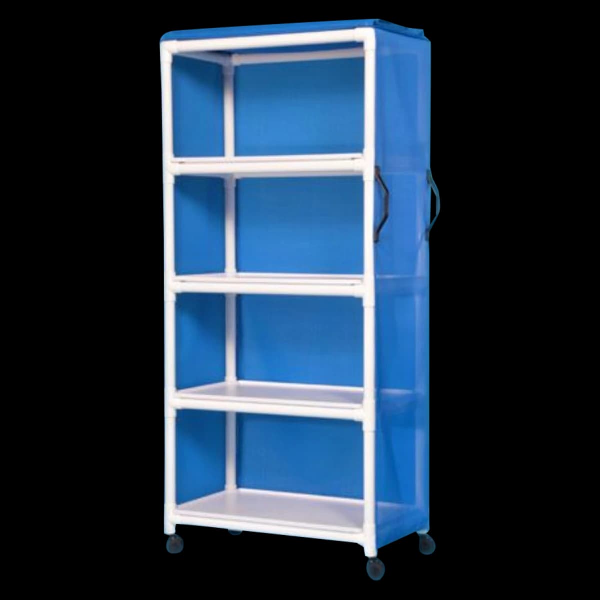 Innovative Products Unlimited Standard Series Linen Cart, 20x38x79", 3" Caster - Cart Linen Value Line - Image 1