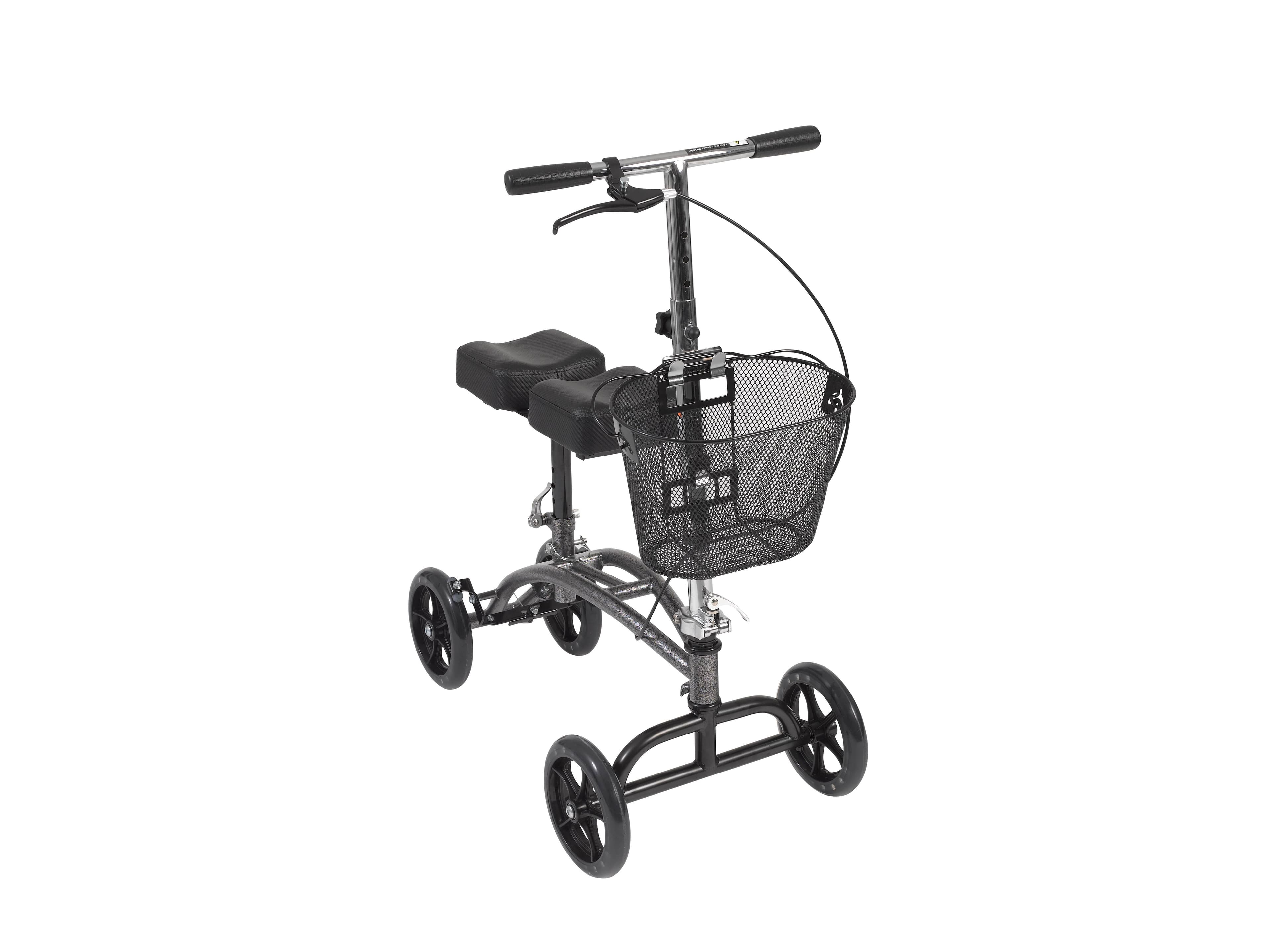 Drive Medical Designs Steerable Knee Walker, 350 lb Capacity, Adult, 4-7" Casters thumbnail 2
