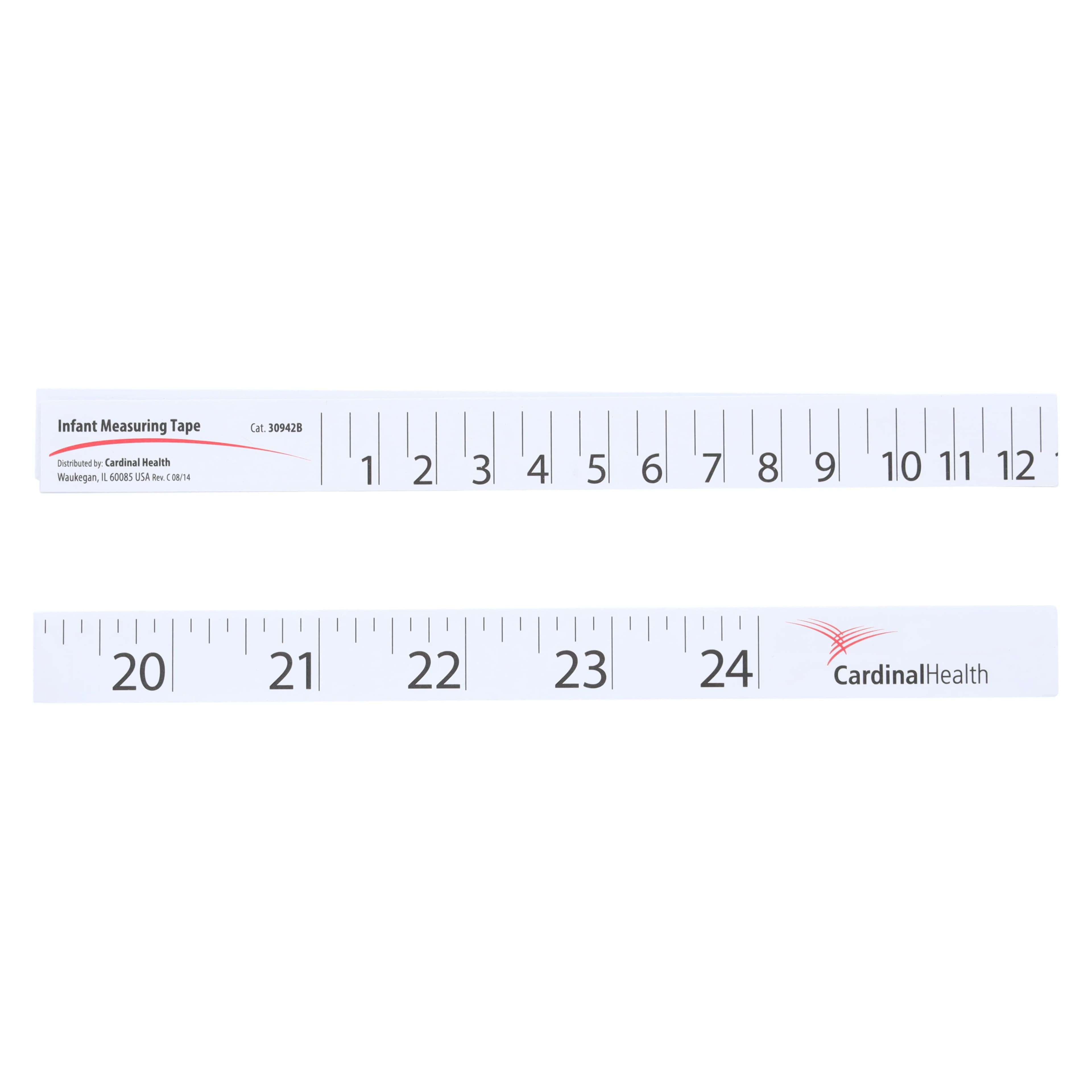 Cardinal Health Paper Tape Measure, 24 Inch, Disposable, 500/Bag thumbnail 2