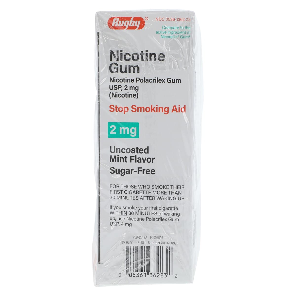Nicotine Gum Starter Kit, 2mg, 110/Box thumbnail 3