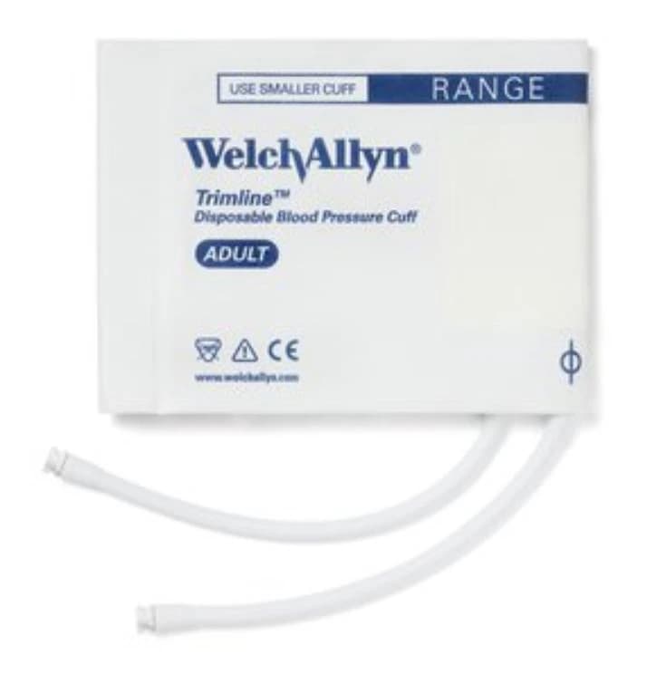 Welch Allyn Trimline Tempa-Kuff Blood Pressure Cuff, Size 11, Navy Blue, 20/Case - Cuff BP Trimline Adult - Image 1