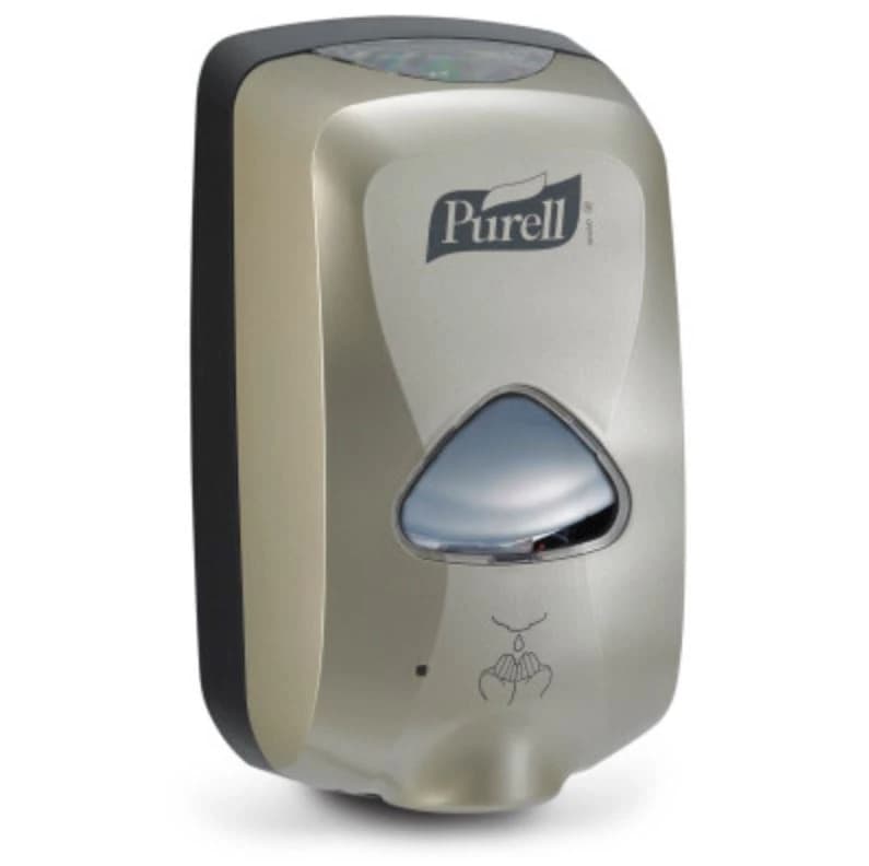 Purell TFX Touch Free Hand Sanitizer Dispenser, Nickel Finish, 1/Pk, Uses 1200ml TFX Refills - Purell TFX Touch Free Hand Sanitizer Dispenser, Nickel Finish - 1/Pk. Uses 1200ml TFX Refills - Image 1