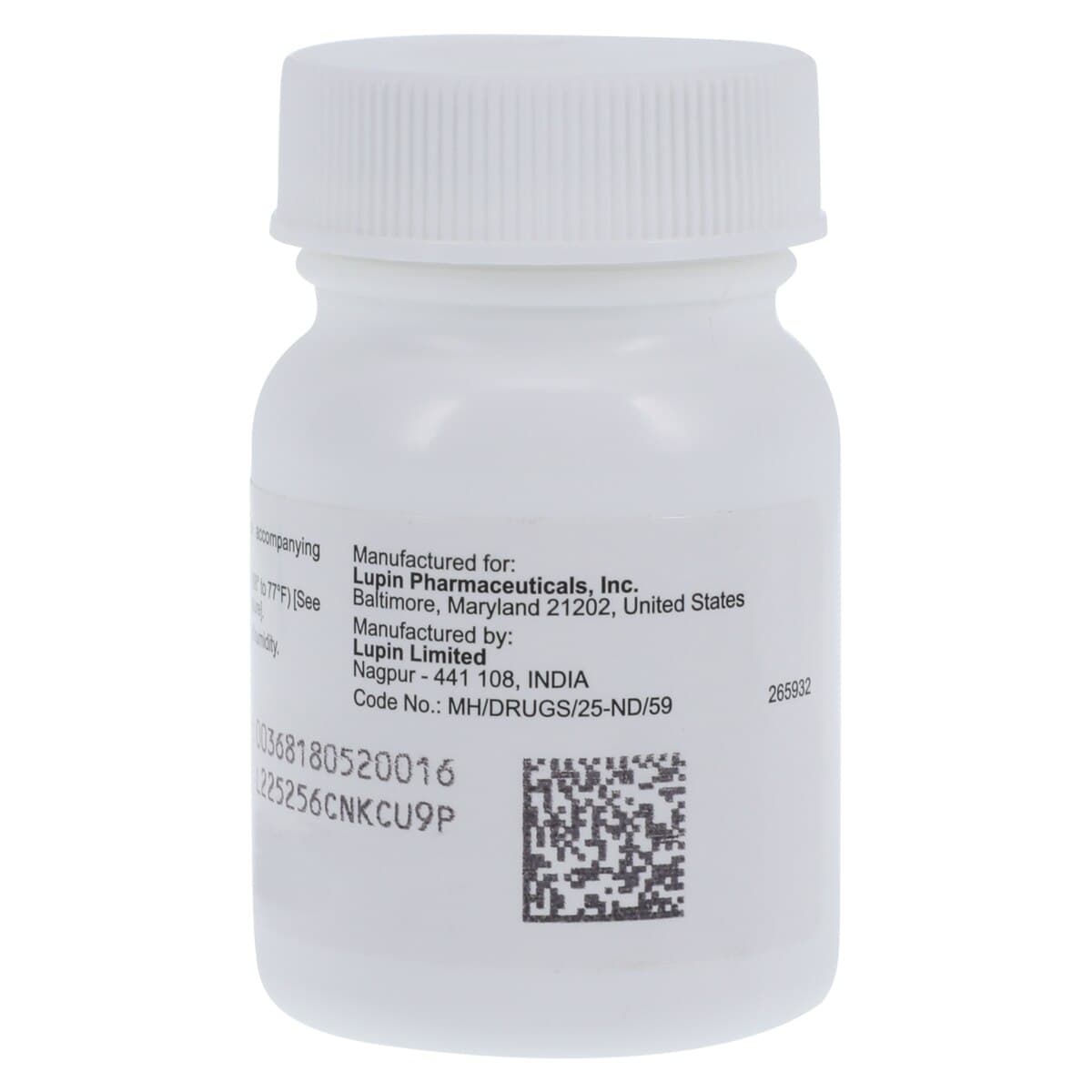 Lisinopril/HCTZ Tablets 20mg/25mg, 100 Tablets/Bottle thumbnail 2