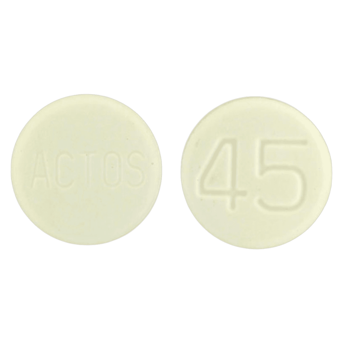 Actos (Pioglitazone HCl) Tablets 45 mg, 30/Bottle - Actos Tablets 30/Bottle - Image 1