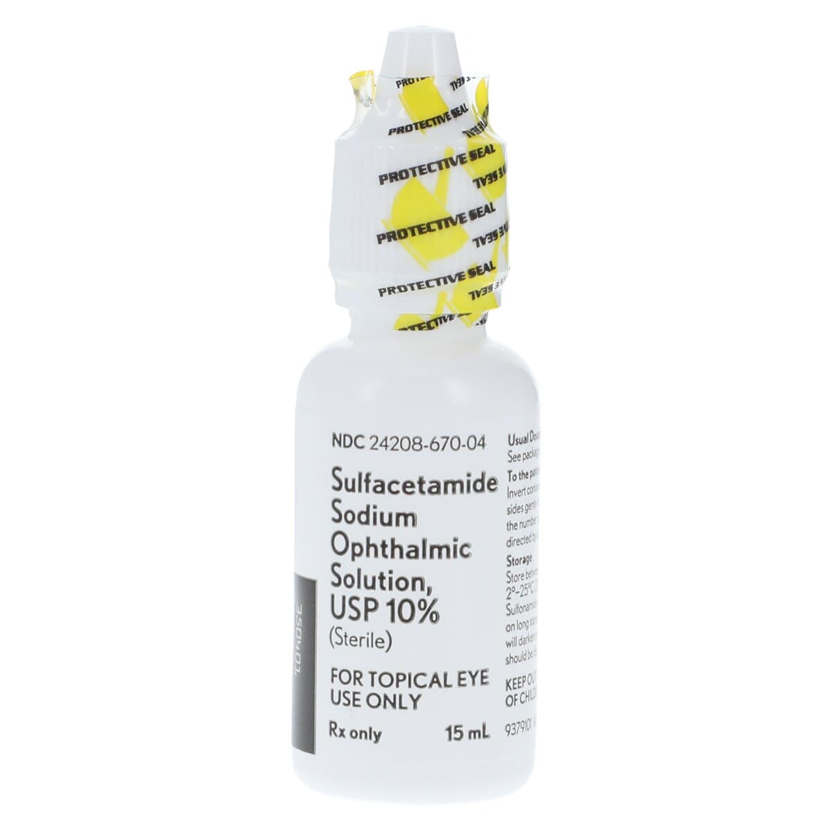 Sulfacetamide Ophthalmic Solution 10%, 15 mL Bottle, Bausch thumbnail 3