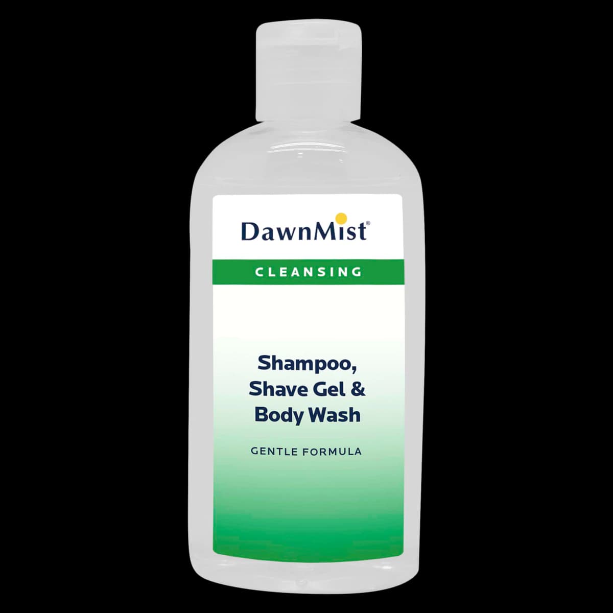 DawnMist Shave Gel/Body Wash Shampoo, Peppermint, 4 oz, 60/Case - Shampoo/Shave/Body Wash Dwnmst - Image 1