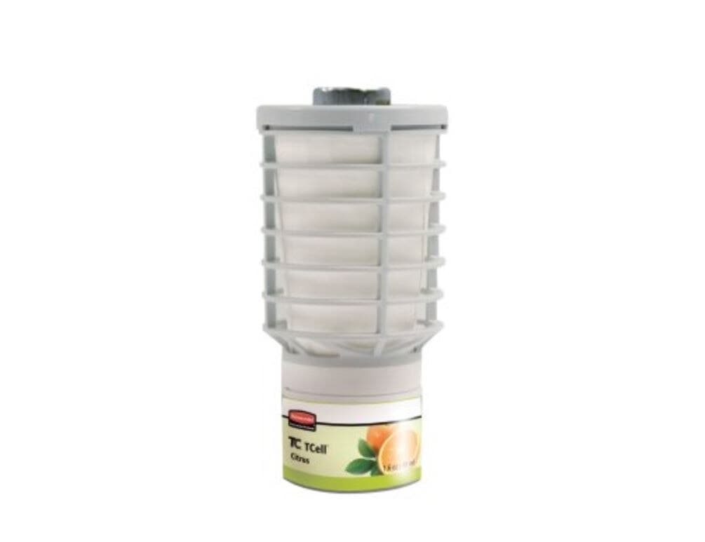 Rubbermaid TCell Passive Air Care Refill, Citrus Scent, 6/Carton - Rubbermaid TCell Passive Air Care Refill Citrus - Image 1