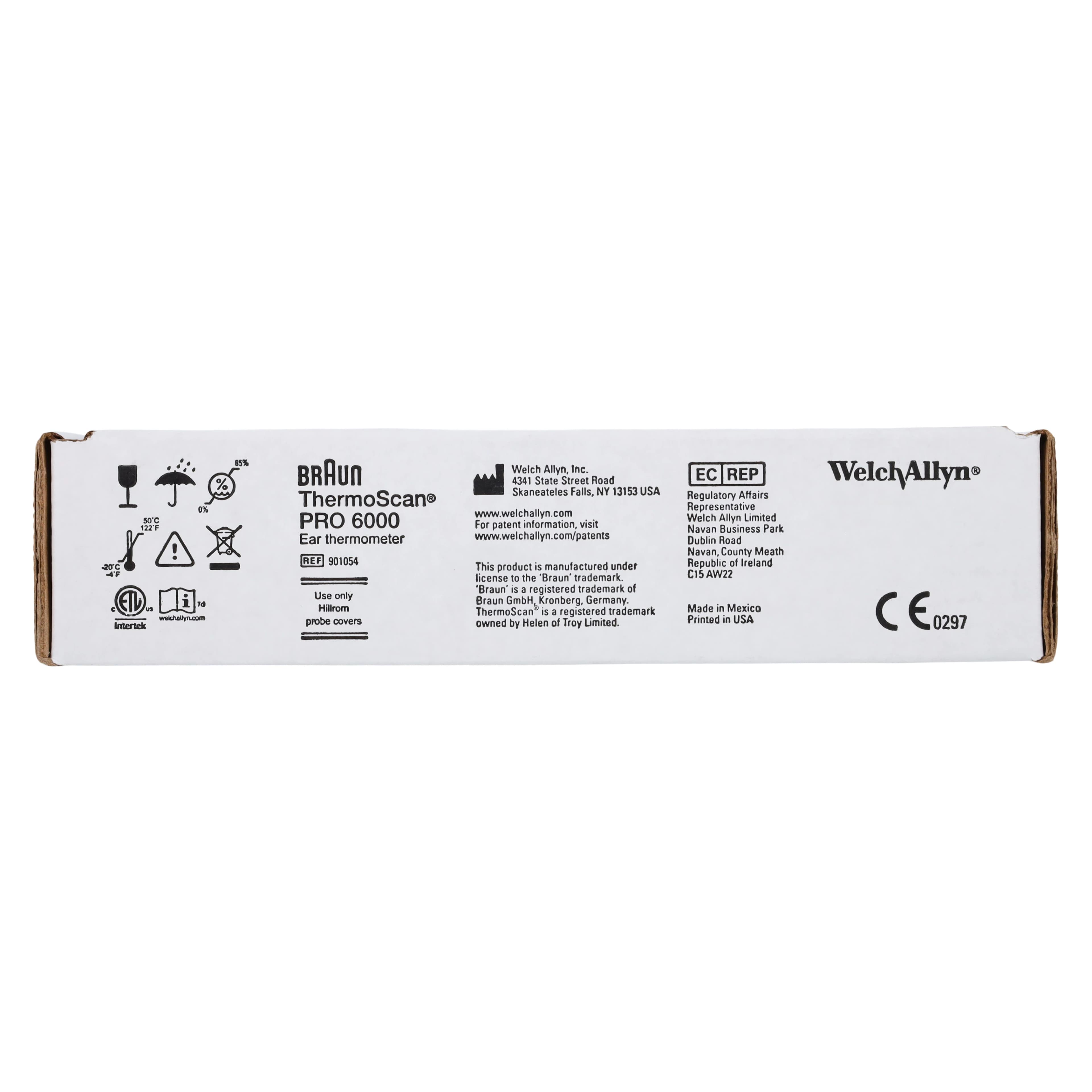 Welch Thermoscan Thermometer PRO6000, Braun ThermoScan Pro, Reusable Dual Scale Tympanic Probe, 2 AA Battery, Each thumbnail 15