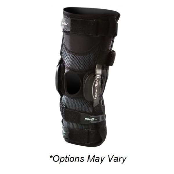 DJO Playmaker II FourcePoint Spacer Brace Knee, Adult Neoprene, 3X-Large (29.5-32") - Brace Knee Playmaker II - Image 1