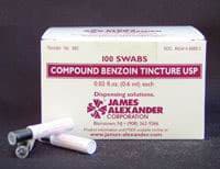 Benzoin Prep Tincture Swab, Cotton, 0.6mL thumbnail 2