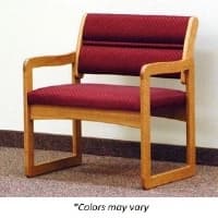 Wooden Mallet Bariatric Guest Chair, Vinyl Upholstery, Each - Chair Bariatric - Image 1