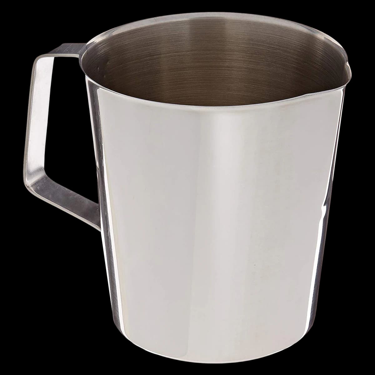 Polar Ware Stainless Steel Graduated Measure with Handle, 32 oz, 4-3/4 x 5-1/4 in, 12/Case - Measures Graduated w/Hndl SS - Image 1