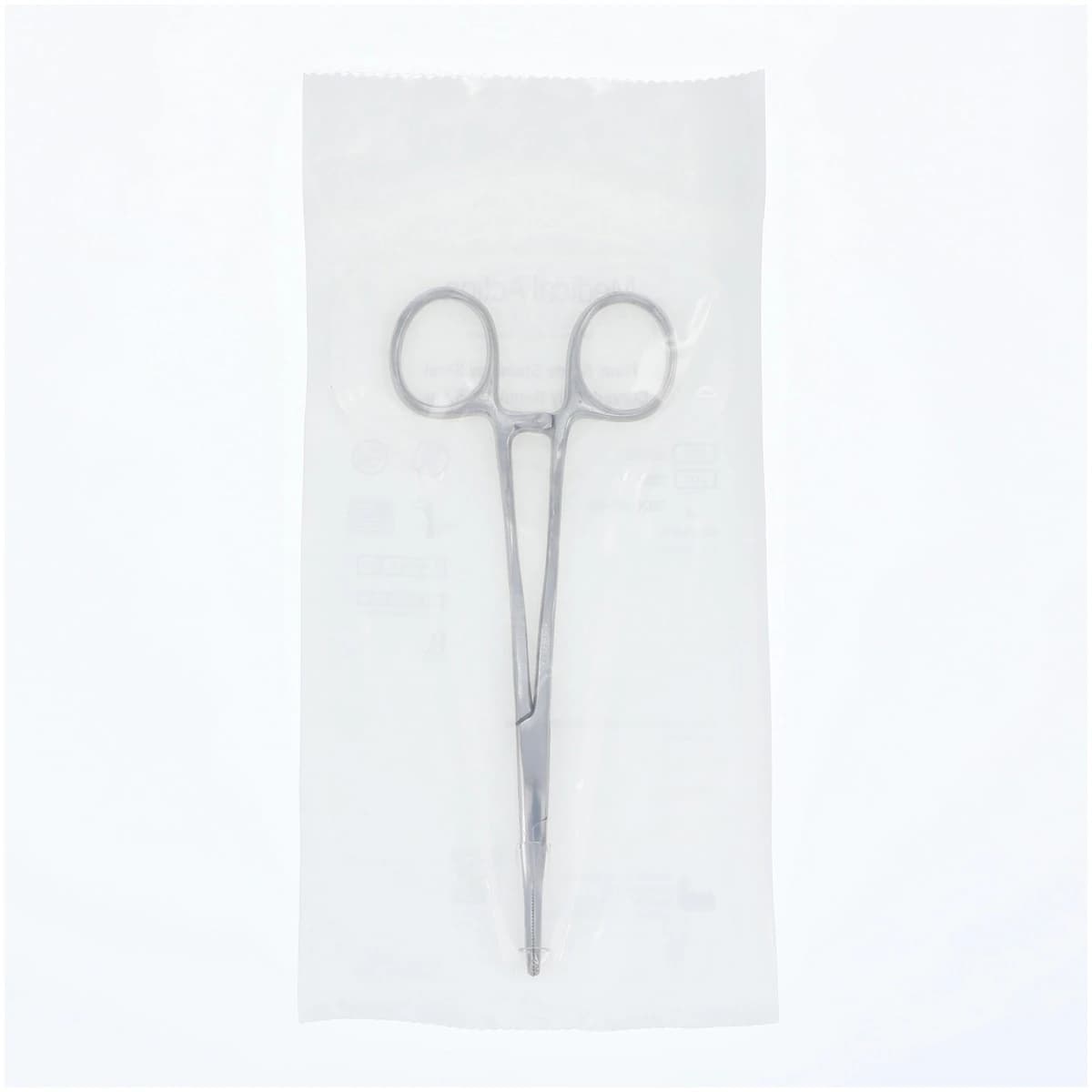 Kelly Hemostatic Forceps, Curved, 5.5", Stainless Steel/Nickel Plated, 20/Box thumbnail 3