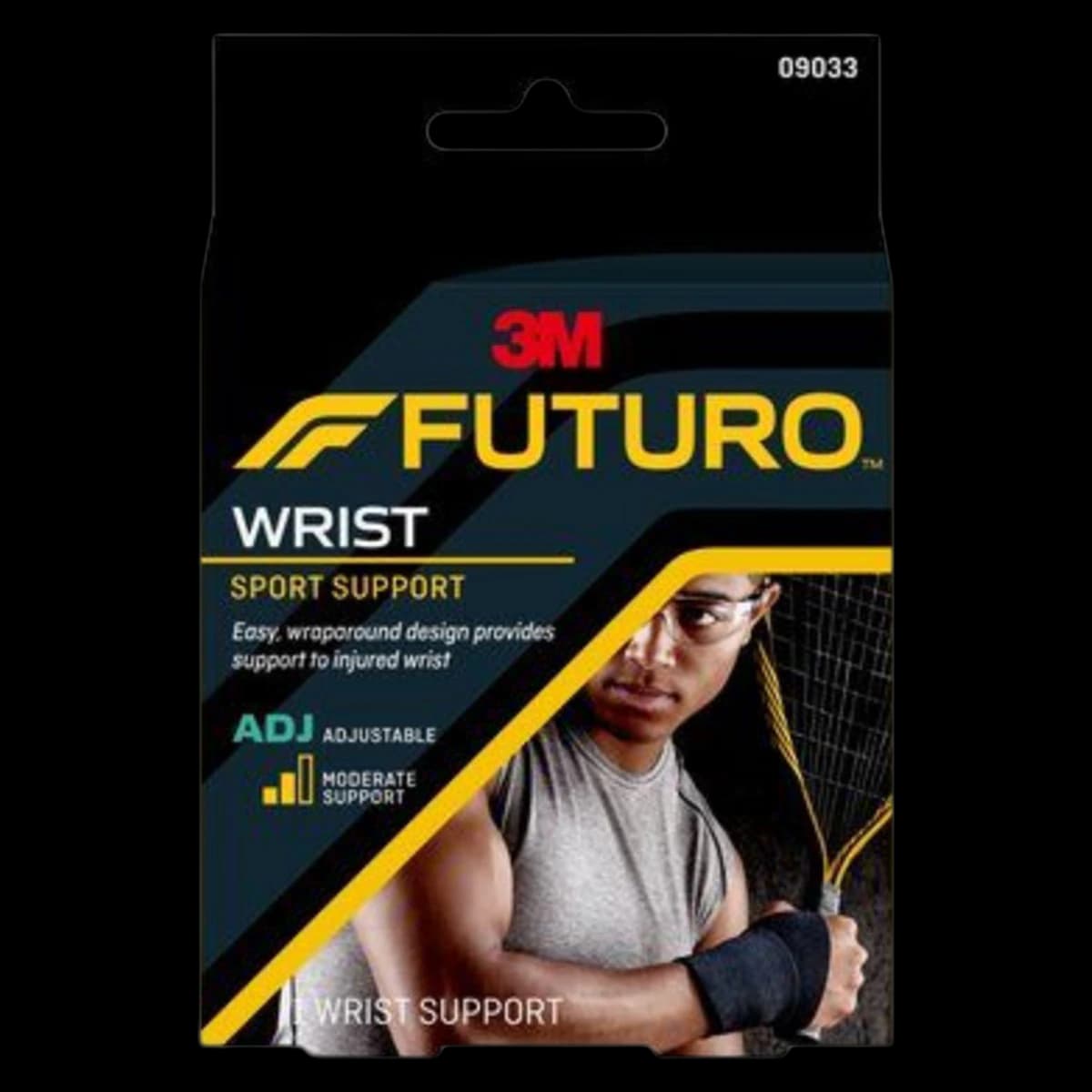 Futuro Wrap Around Wrist Support, Neoprene, One Size (Fits 4.5-9.5") thumbnail 2