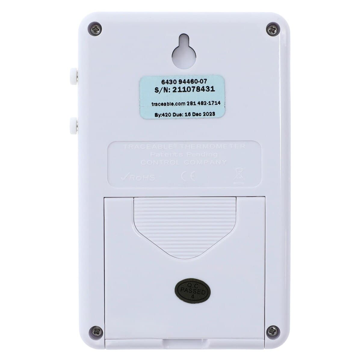 Traceable Excursion-Trac Data Logging Thermometer, ABS Plastic, -50 to 70°C, Sealed Bottle Probe, Min/Max Memory, LCD, ISO 17025/A2LA/NIST thumbnail 3