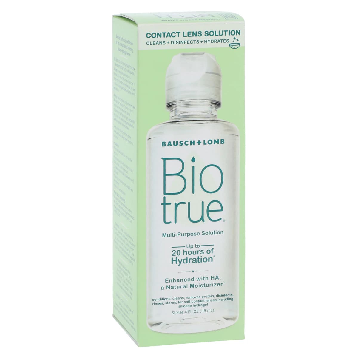 Bausch + Lomb BioTrue Multi-Purpose Contact Lens Solution, 4 oz Bottle - Solution Lens BioTrue MP - Image 1