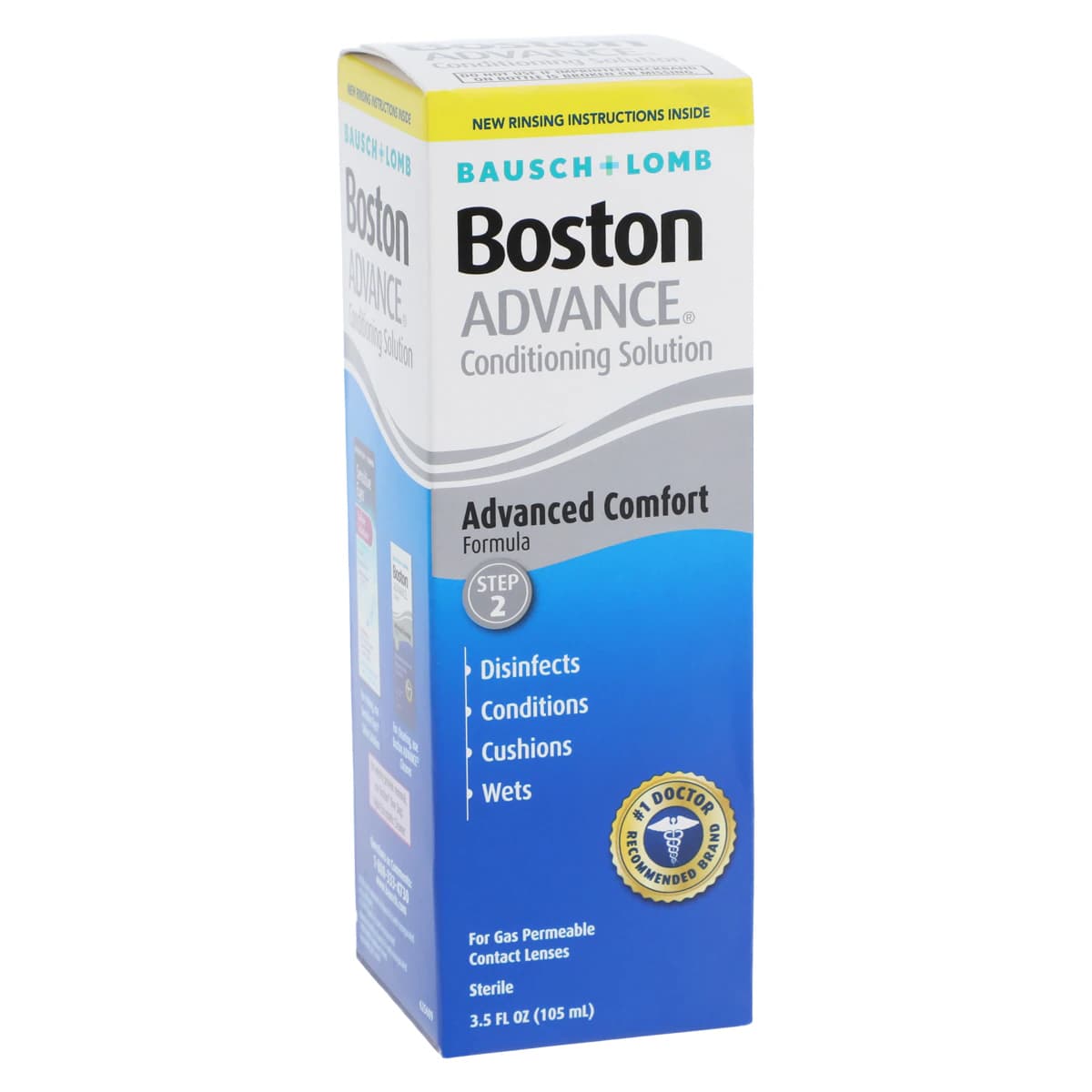 Boston Advance Contact Lens Solution, Conditioning, 105mL Bottle - Solution Lens Boston Advance - Image 1