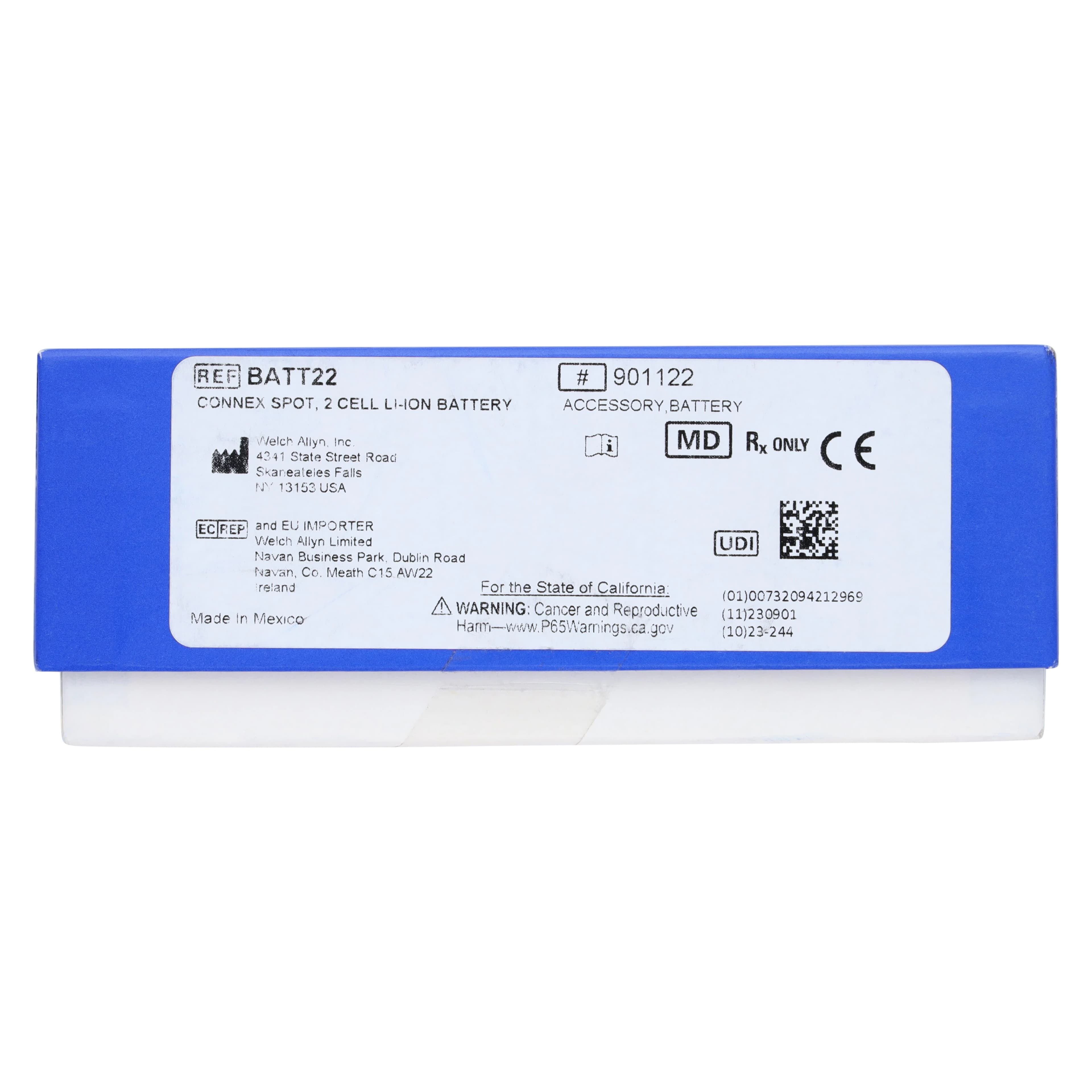 Welch Allyn Connex Vital Signs Monitor Replacement Battery thumbnail 4