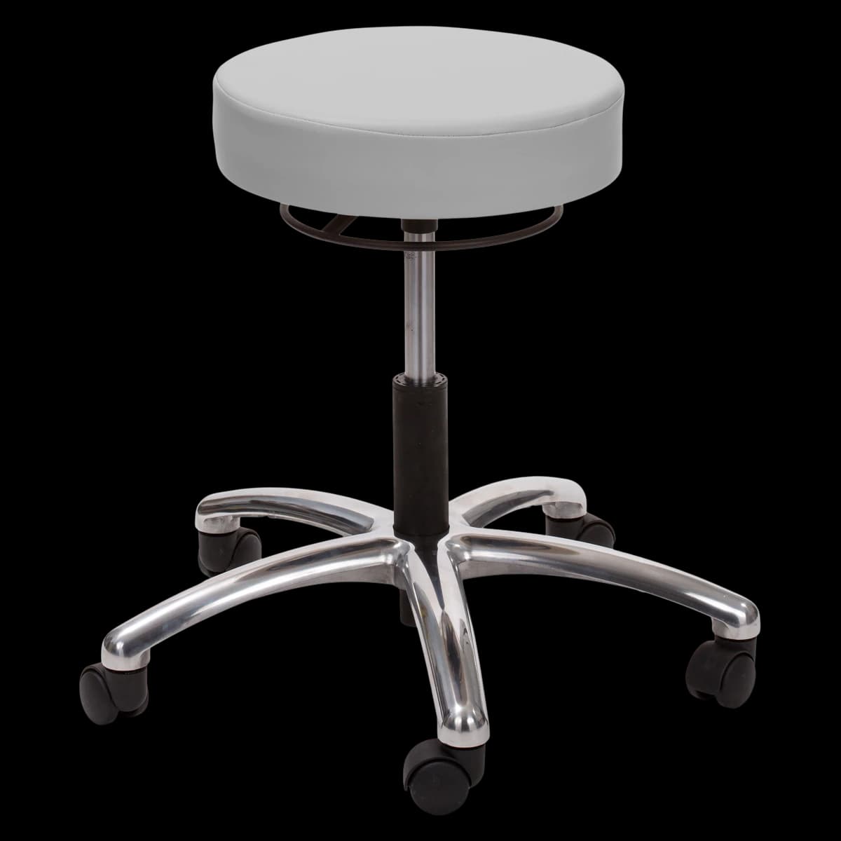 Brandt Industries AirBuoy Pneumatic Exam Stool, Gray, Ring - Stool Pneum Airbouy Ring - Image 1