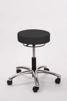 Brandt Industries AirBuoy Exam Stool, Ivory, Pneumatic Height Adjustment, Ring Seat - Stool Pneum Airbouy Ring - Image 1
