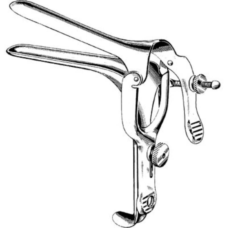 Sklar Instruments Pederson Vaginal Speculum, Small, 3" x 1/2" - Speculum Vag Merit Pederson - Image 1