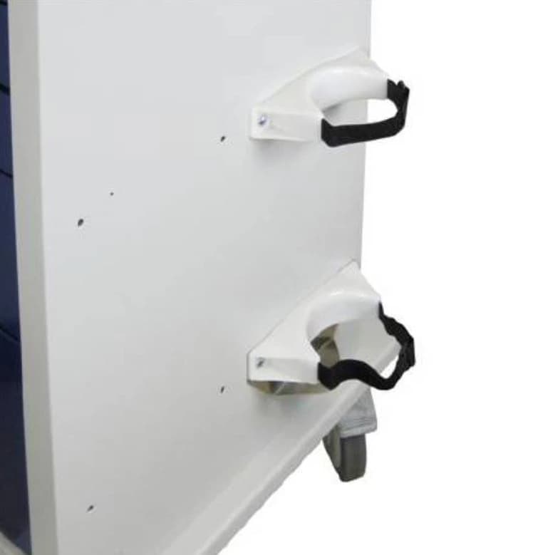 Waterloo Healthcare Bracket Mount Unicart for O2 Tank with Adjustable Velcro Straps - Bracket f/O2 Tank w/Adj Straps - Image 1
