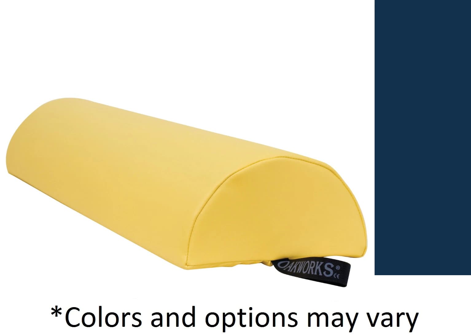 Oakworks Terra Touch Half Round Positioning Bolster, 6" x 26" - Bolster Half Round 6x26" - Image 1