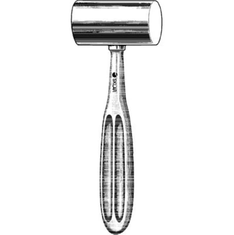 Sklar Kirk Bone Mallet, 8" Stainless Steel, Each - Mallet Kick Bone 8" - Image 1