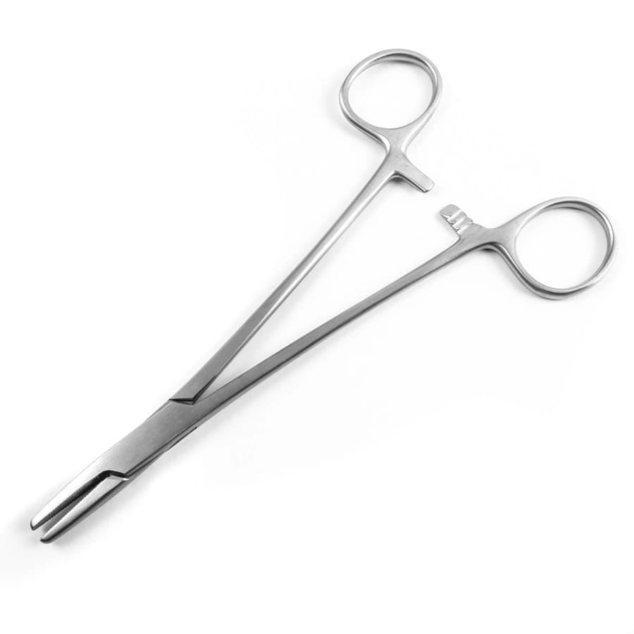 Sklar Castroviejo Needle Holder, 5-1/2", Tungsten Carbide, with Lock - Needle Holder Castro w/Lock - Image 1