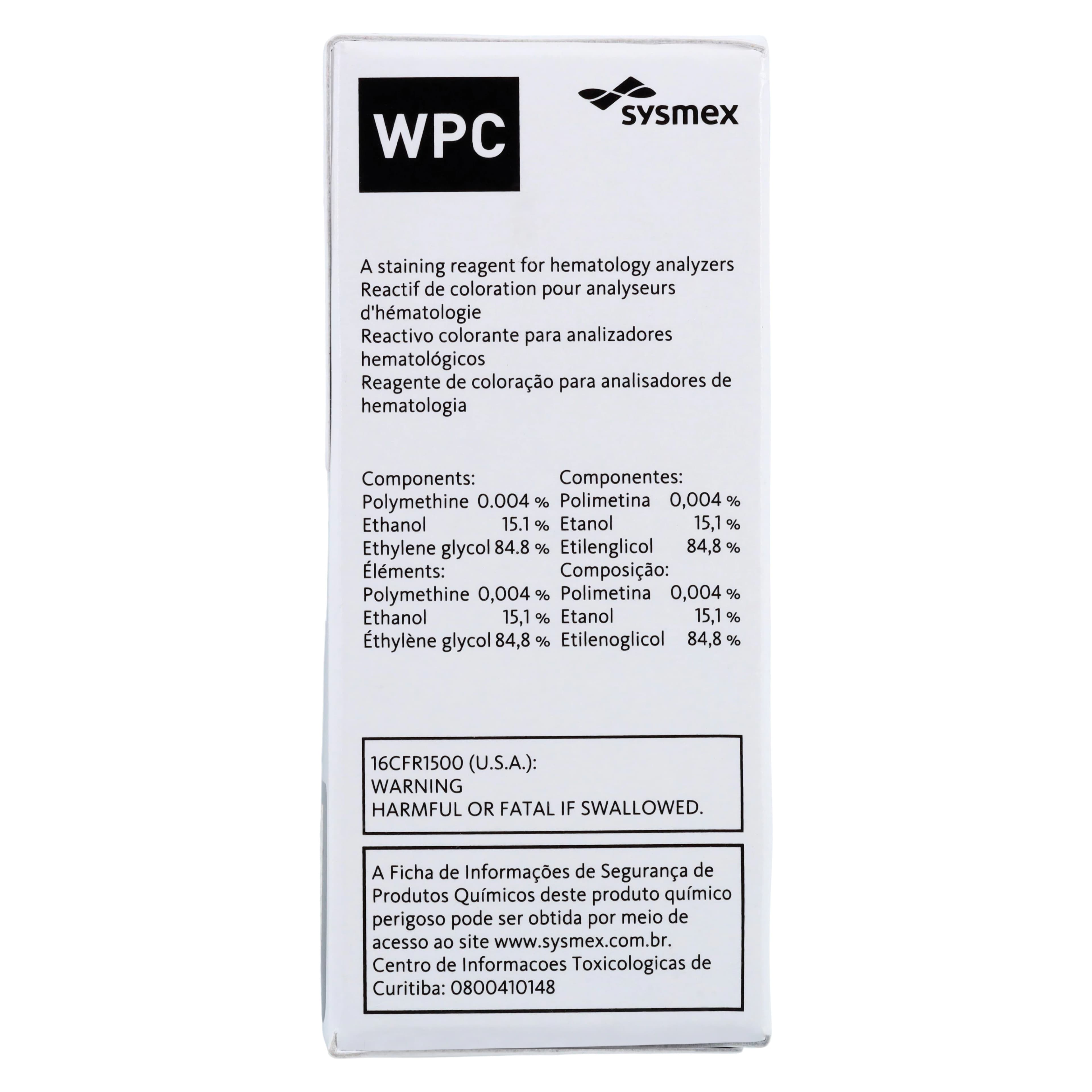 Sysmex Fluorocell WPC Reagent for Hematology Analyzer, 2/Box thumbnail 3