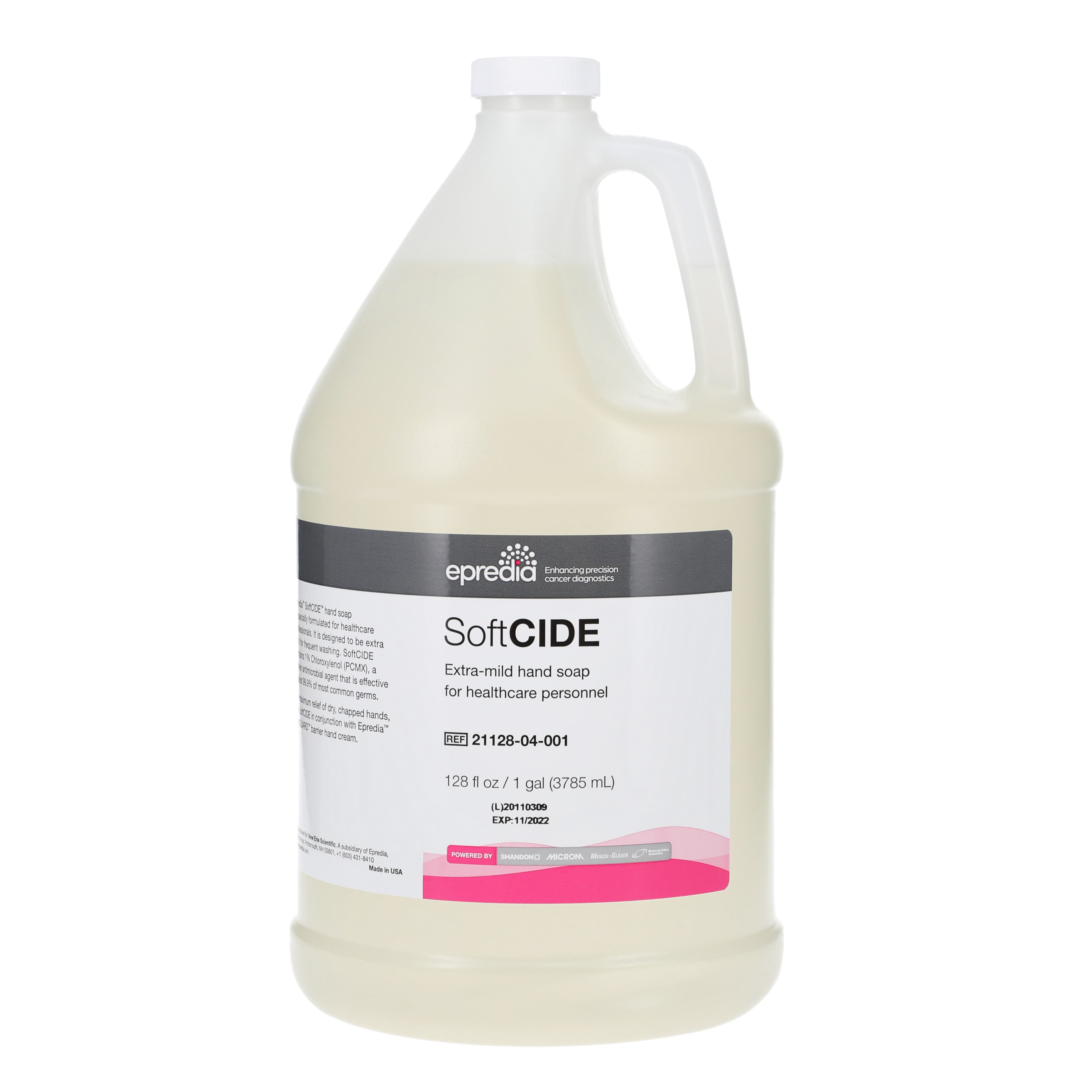 SoftCide Gel Soap, 1 Gallon Refill Jug, 1% Chloroxylenol (PCMX) / 0.3% Triclosan - Softcide Soap - Image 1