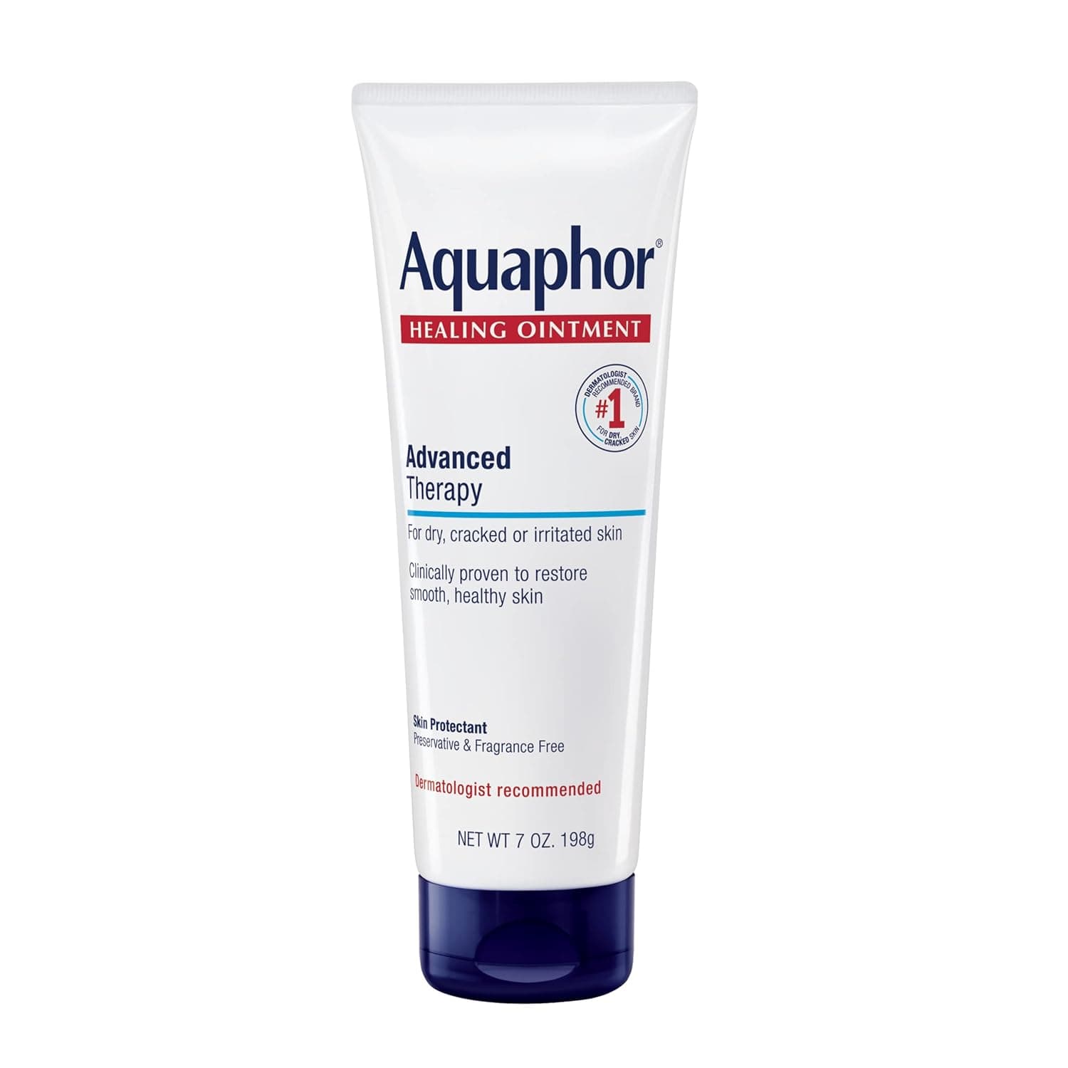Aquaphor Healing Ointment, Petrolatum, Fragrance Free, 7 oz Tube, 12/Case - Aquaphor Healing Ointment - Image 1