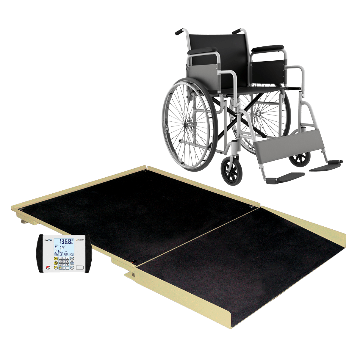 Detecto Wheelchair Scale, Floor Model thumbnail 2