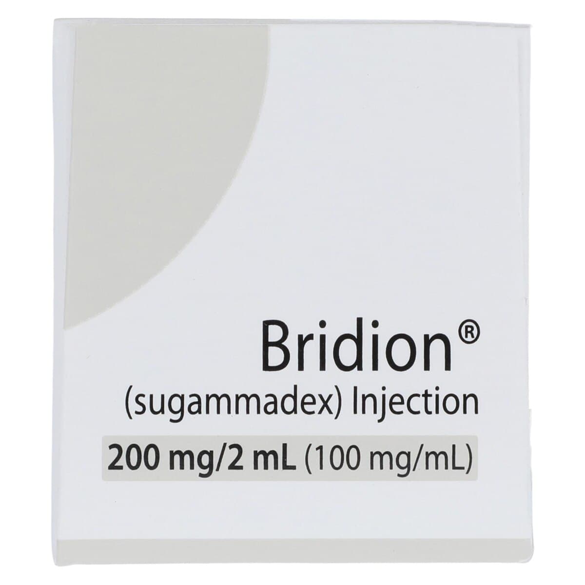 Bridion Injection 100mg/mL, Single Dose Vial, 2mL, 10/Package thumbnail 3