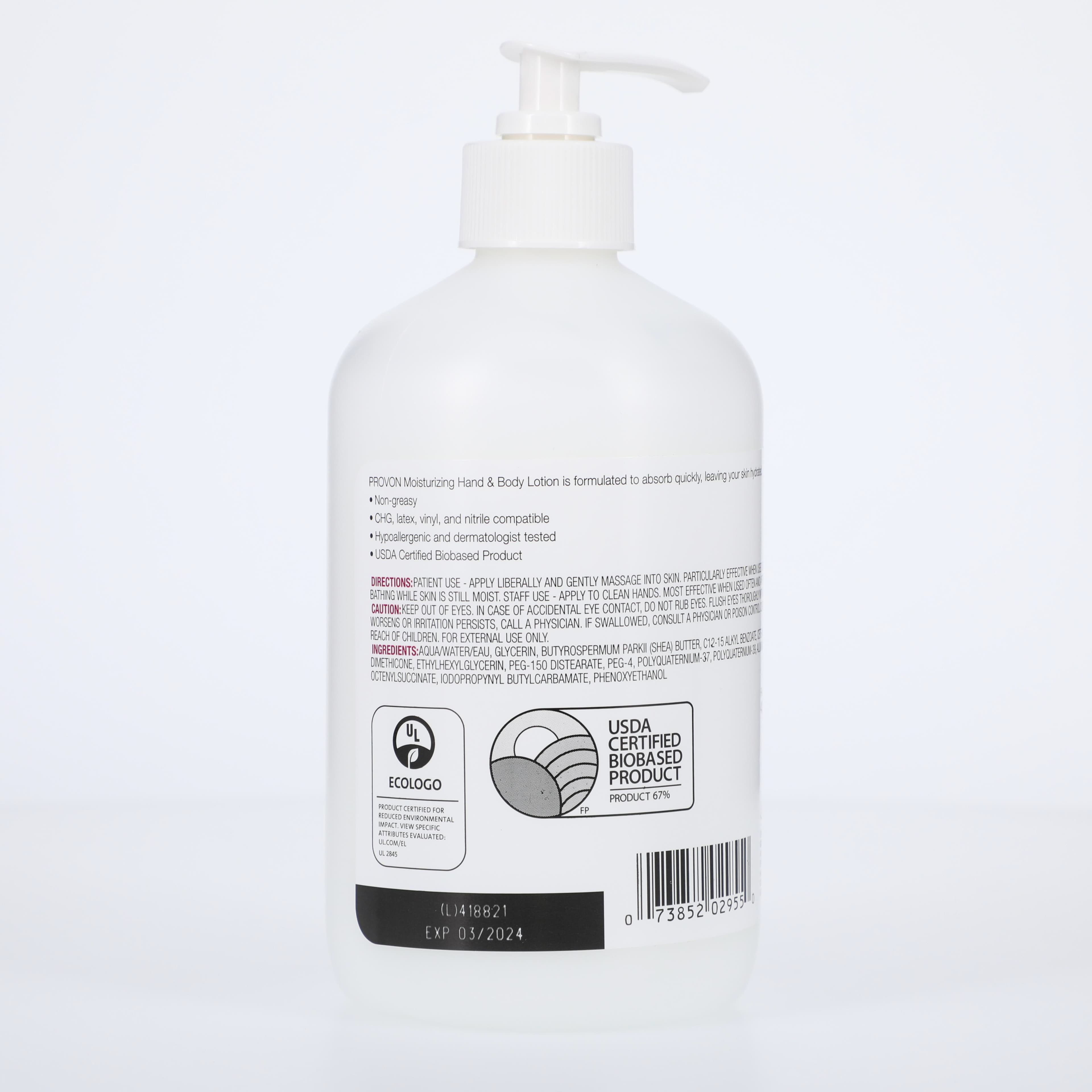 Provon Lotion Hand/Body Pump Bottle, 16 oz thumbnail 2